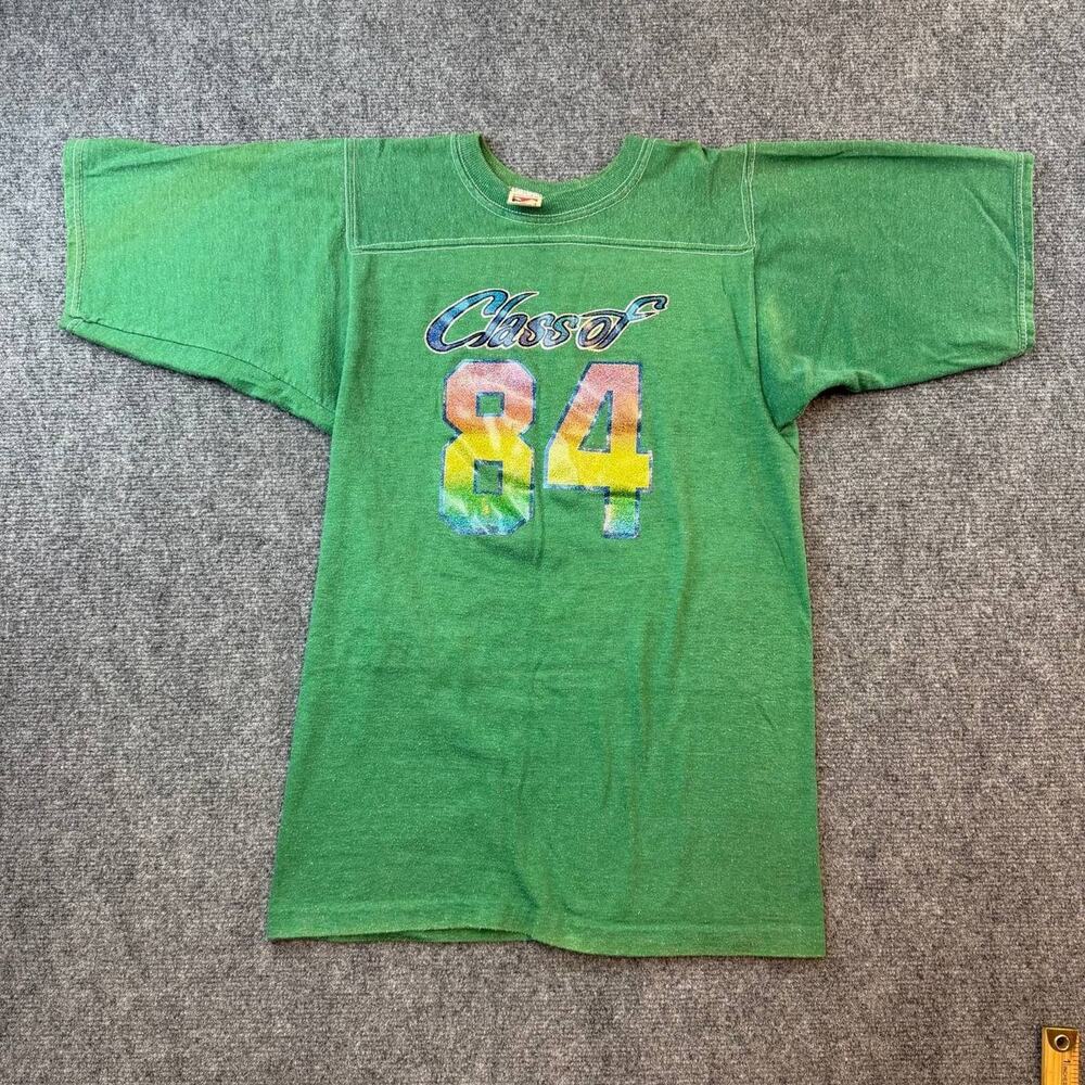 Vintage Mason Athletic Wear Green Football Jersey Chase 84 Made USA 34-36